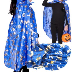 Peleryna Halloween 80cm Niebieska