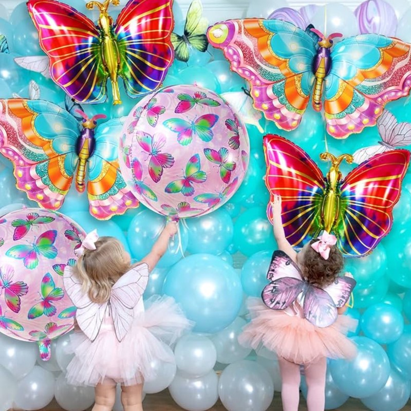 Balon Foliowy Motyl 73x48 cm – Kolorowy Balon na Urodziny i Imprezy