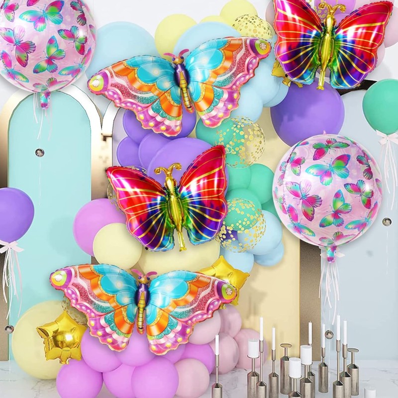 Balon Foliowy Motyl 73x48 cm – Kolorowy Balon na Urodziny i Imprezy