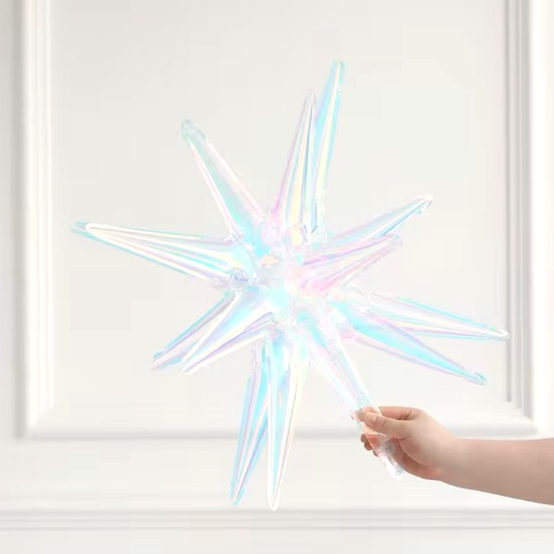 Balon foliowy Holograficzna Gwiazda Perłowa holo 22 cale