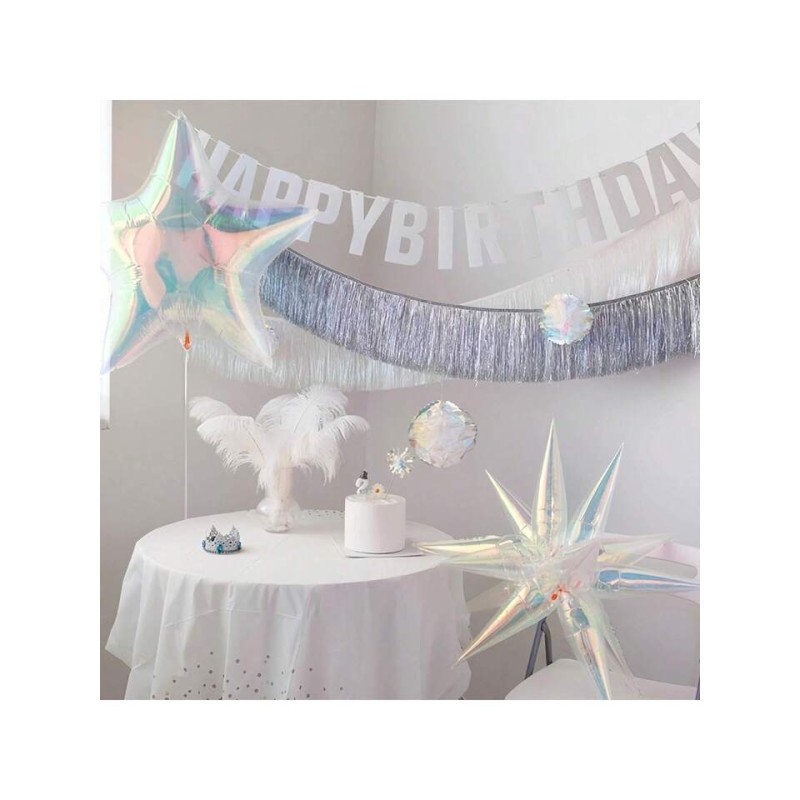 Balon foliowy Holograficzna Gwiazda Perłowa holo 22 cale