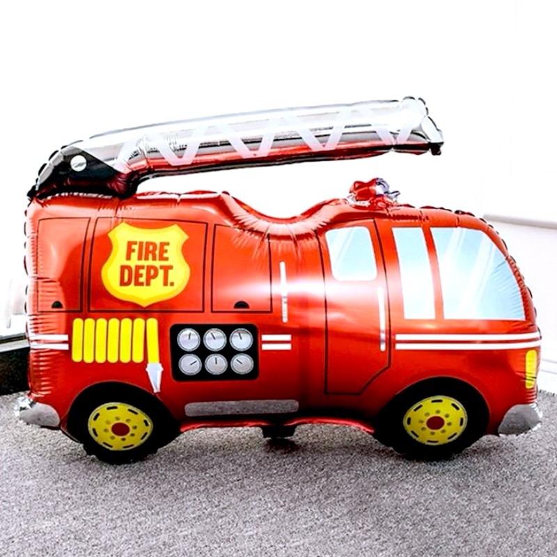 Balon foliowy Wóz Strażacki 64x74 cm