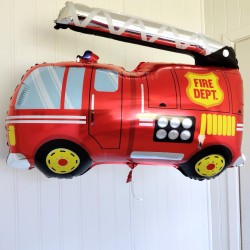 Balon foliowy Wóz Strażacki 64x74 cm