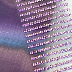 Naklejki Kryształki 504 szt. 5mm Hologramowe