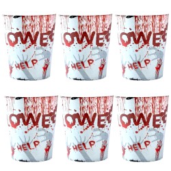 Kubeczki papierowe Halloween 6szt