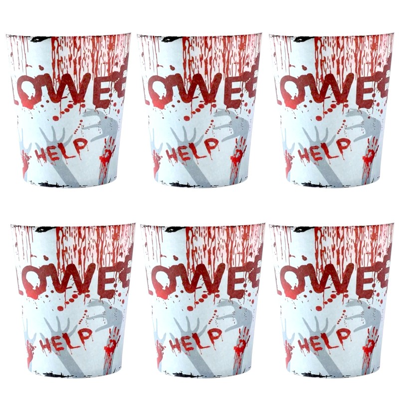 Kubeczki papierowe Halloween 6szt