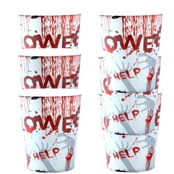 Kubeczki papierowe Halloween 6szt