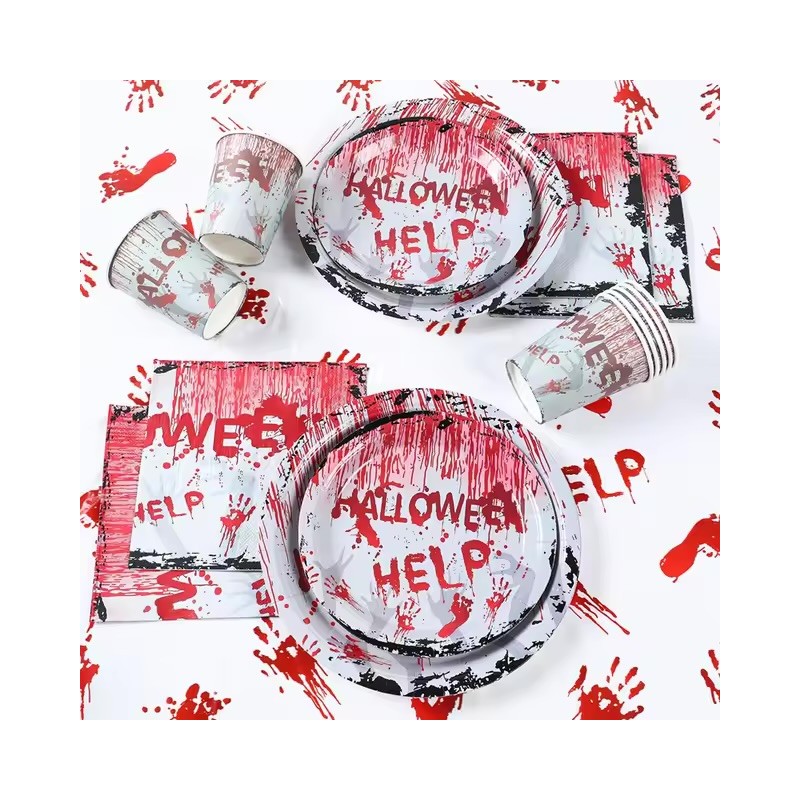 Kubeczki papierowe Halloween 6szt