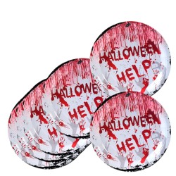 Talerzyki papierowe Halloween 7cali 6szt