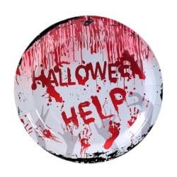 Talerzyki papierowe Halloween 7cali 6szt