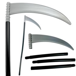 Składana Kosa ŻNIWIARZA śmierci przebranie Kostium ŻNIWIARZ