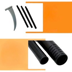 Składana Kosa ŻNIWIARZA śmierci przebranie Kostium ŻNIWIARZ