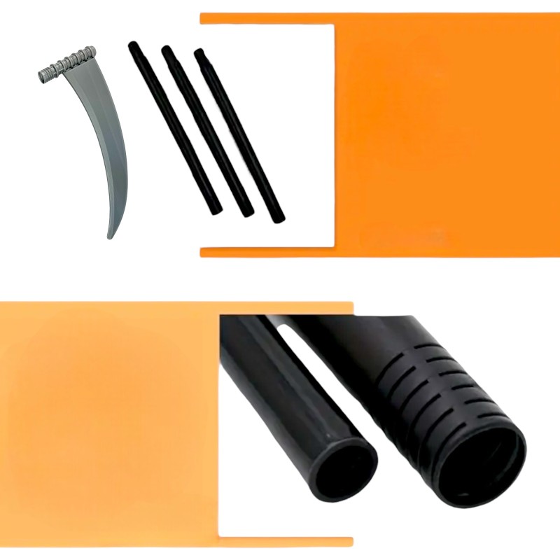 Składana Kosa ŻNIWIARZA śmierci przebranie Kostium ŻNIWIARZ