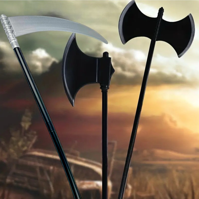 Składana Kosa ŻNIWIARZA śmierci przebranie Kostium ŻNIWIARZ