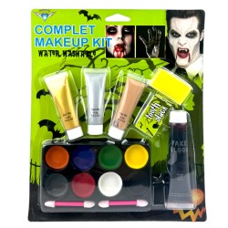 Zestaw do Makijażu Halloween 8 Farb Sztuczna krew Zmywalny Wodą