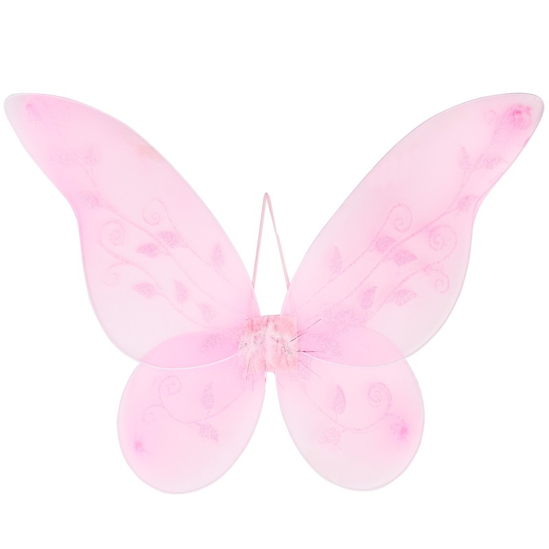 Kostium Różowa Wróżka z wiankiem i różdżką Tutu skrzydełka