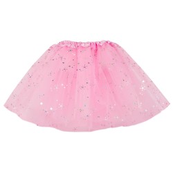 Kostium Różowa Wróżka z wiankiem i różdżką Tutu skrzydełka