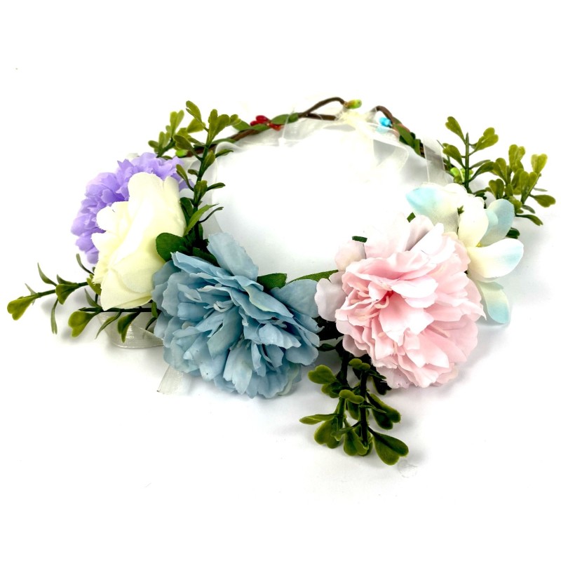 Kostium Różowa Wróżka z wiankiem i różdżką Tutu skrzydełka