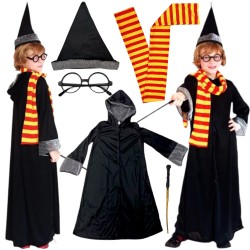 Strój czarodzieja Harry Potter 5-elementowy
