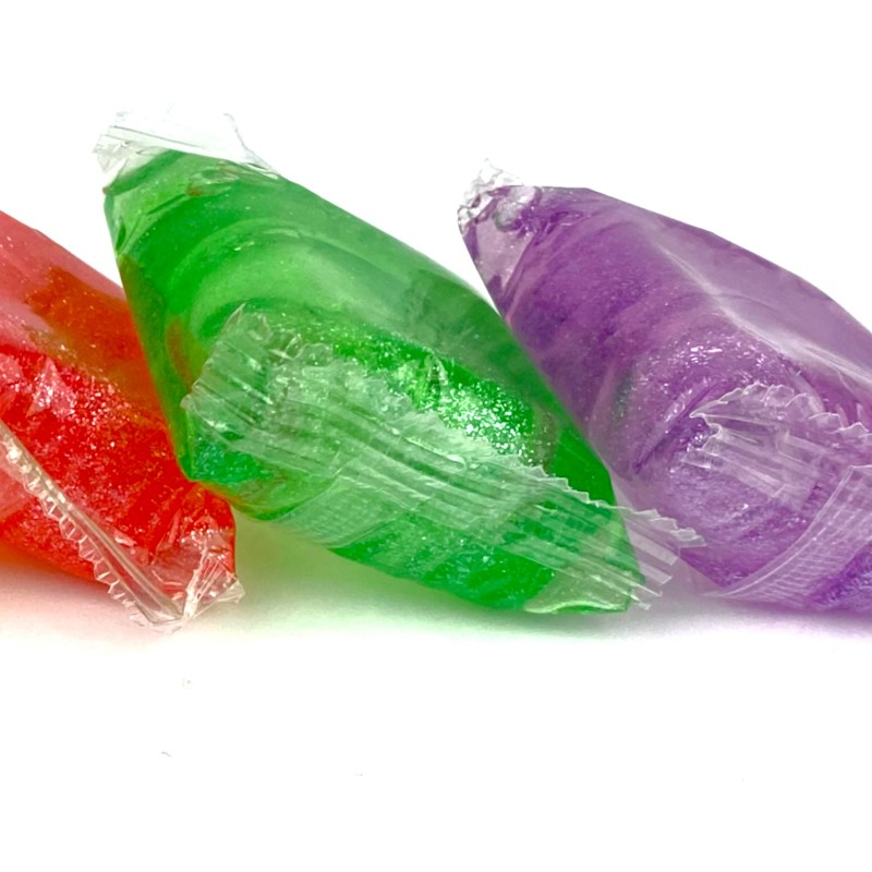 Slime glitter zestaw 6 kolorów w saszetkach masa plastyczna