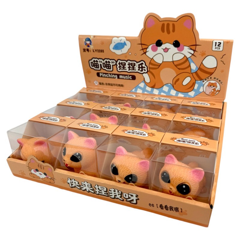 Gniotek Sensoryczny Rudy Kotek Foam Squishy