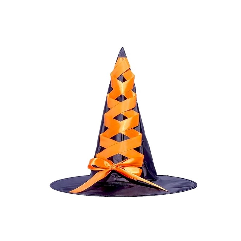 Czarno-pomarańczowy Zestaw Wiedźma dynia czarownica halloween