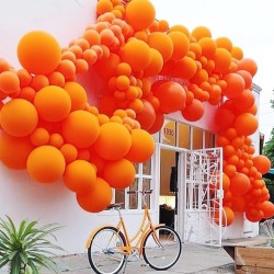 Balony lateksowe pomarańczowe 100 sztuk 30 cm