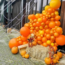 Balony lateksowe pomarańczowe 100 sztuk 30 cm