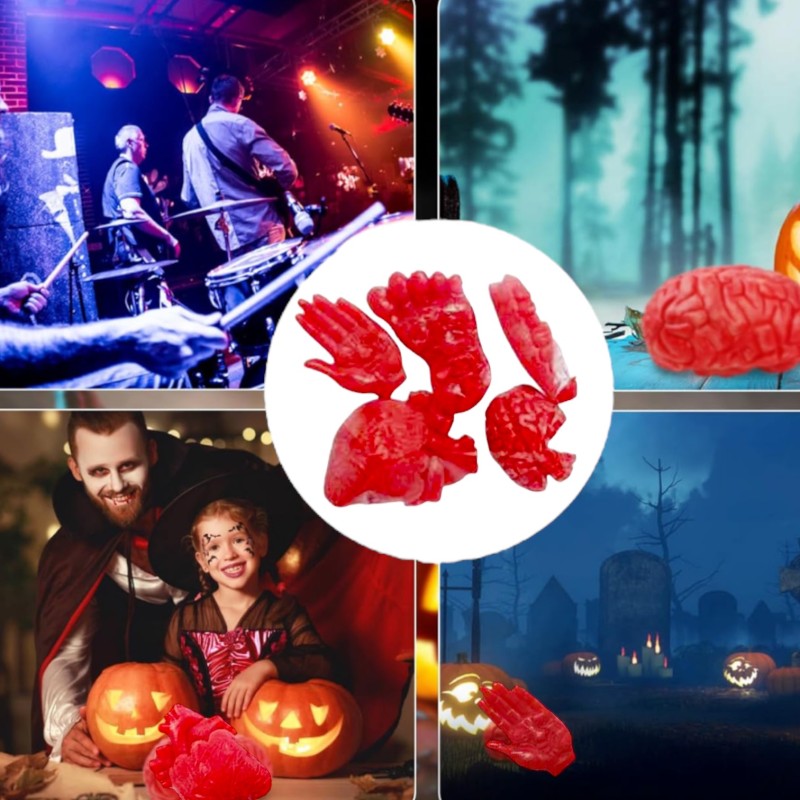 Zestaw Krwawych Gadżetów na Halloween Dekoracja horrorowa