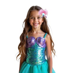 Spinka Rozgwiazda z Cekinami i Tiulową Ozdobą Syrenka perłowa