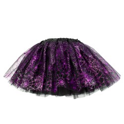 Magiczna Czarownica Zestaw Fioletowa tutu Skrzydła Nietoperza Pajęczarka