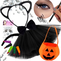 Strój Kotek pazurki kredka...