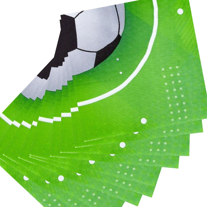 Serwetki papierowe imprezowe Piłka nożna futbol 12szt
