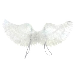 Skrzydełka Aniołka Magiczne Delikatne LED Tiul 56x17cm