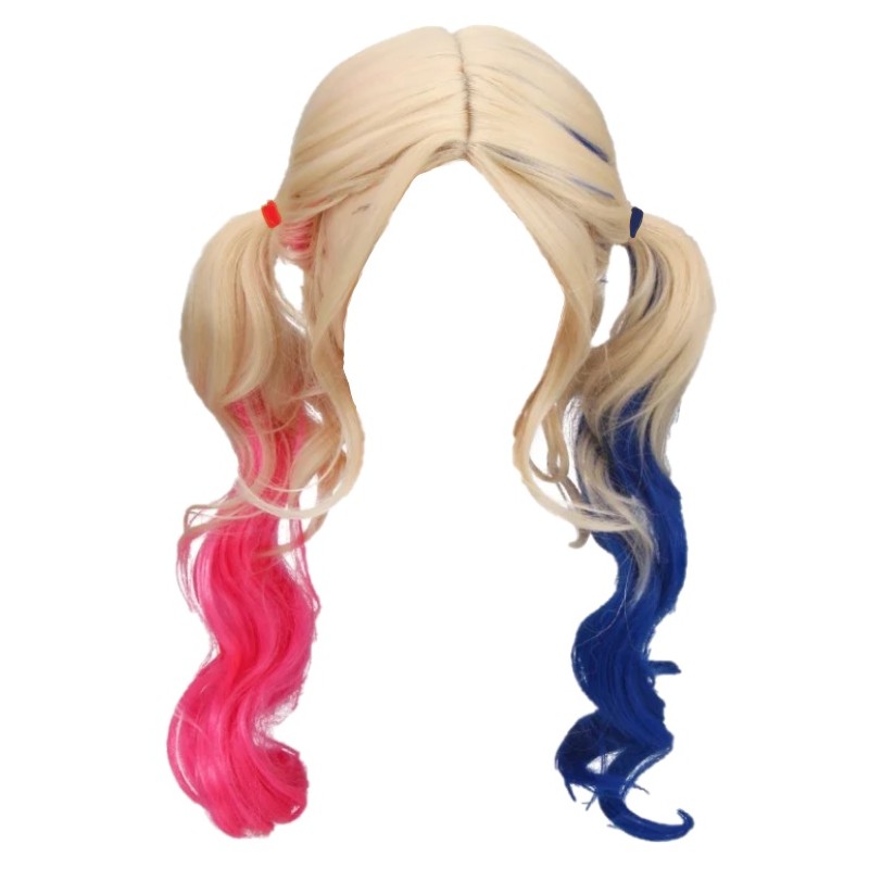 Zestaw Cosplay Harley Quinn dla Dzieci z Peruką