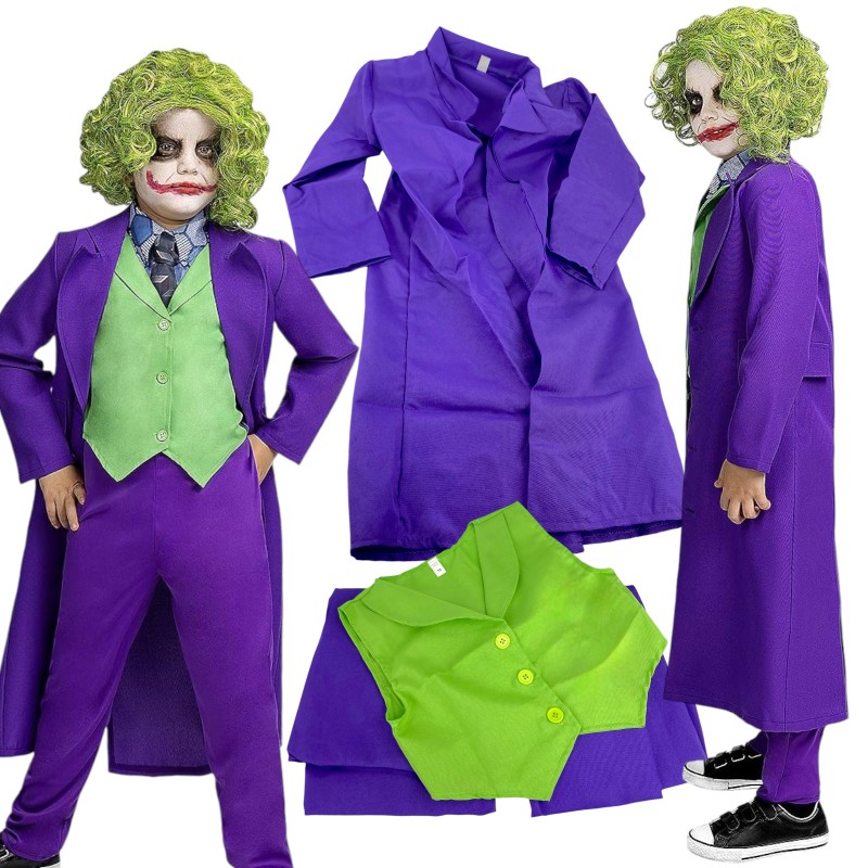 Kostium Joker dla Dzieci Strój na Halloween Karnawał