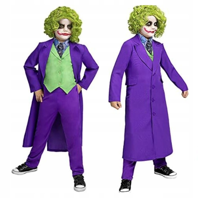 Kostium Joker dla Dzieci Strój na Halloween Karnawał