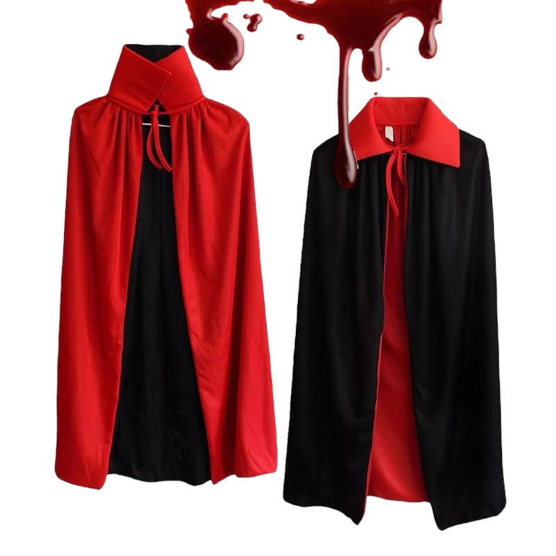 Zestaw Dracula Kostium Sztuczna KREW Kły