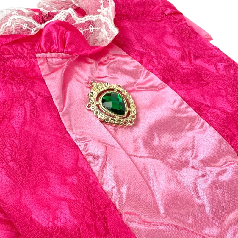 Kostium Peach Princess dla Dziewczynki z Medalionem