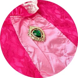 Kostium Peach Princess dla Dziewczynki z Medalionem