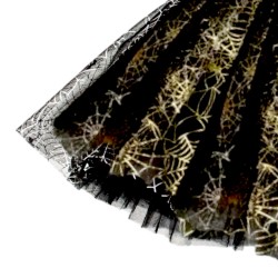 Strój wiedźma nietoperz Złota pajęczarka Zestaw z tutu Halloween