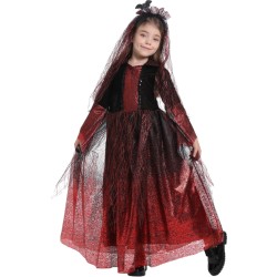 Strój Wampirzyca Gotycka Królowa Nietoperzy Wampir