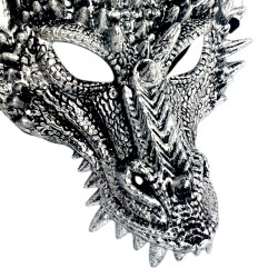 Maska 3D Smoka z Rogami Cosplay