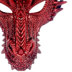 Maska 3D Smoka z Rogami Cosplay