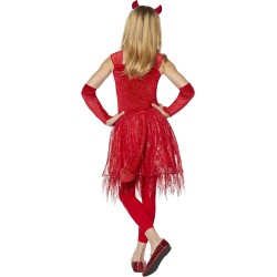 Kostium Diabełka Red Devil dla Dziewczynki