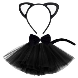 Kostium Małego Kotka 3-10 lat Zestaw z Kredką i Akcesoriami