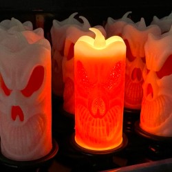 Świecznik Lampka Dynia LED Halloween