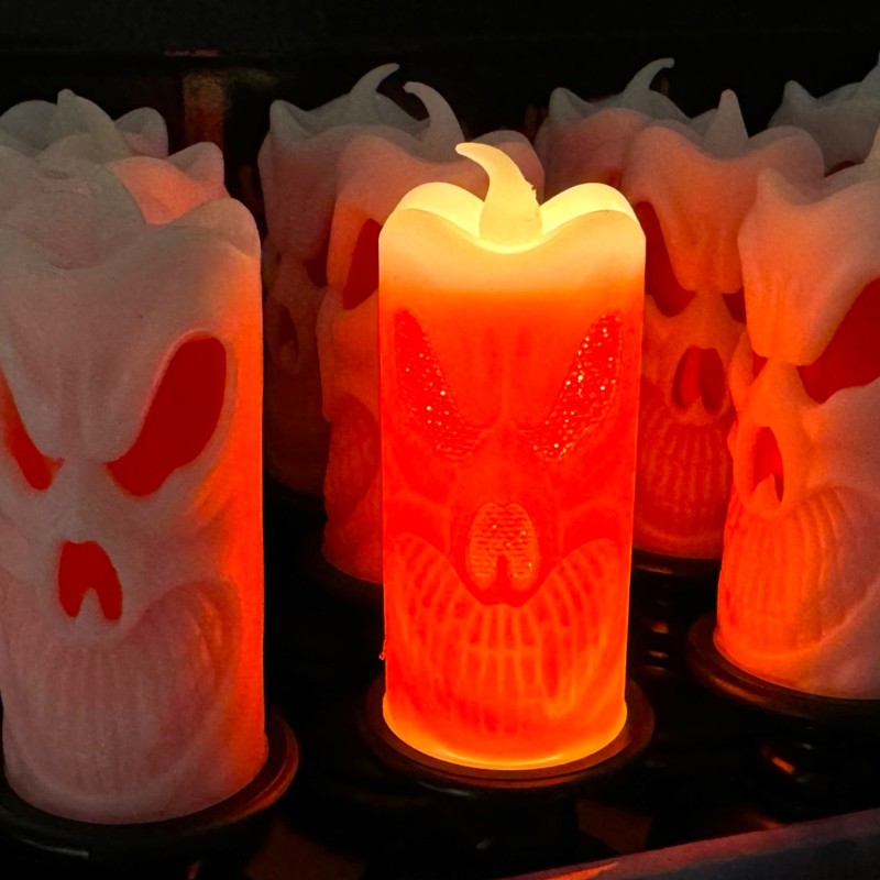 Świecznik Lampka Dynia LED Halloween