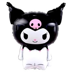 Zestaw Balonów Urodzinowych Kuromi Sanrio z cyfrą