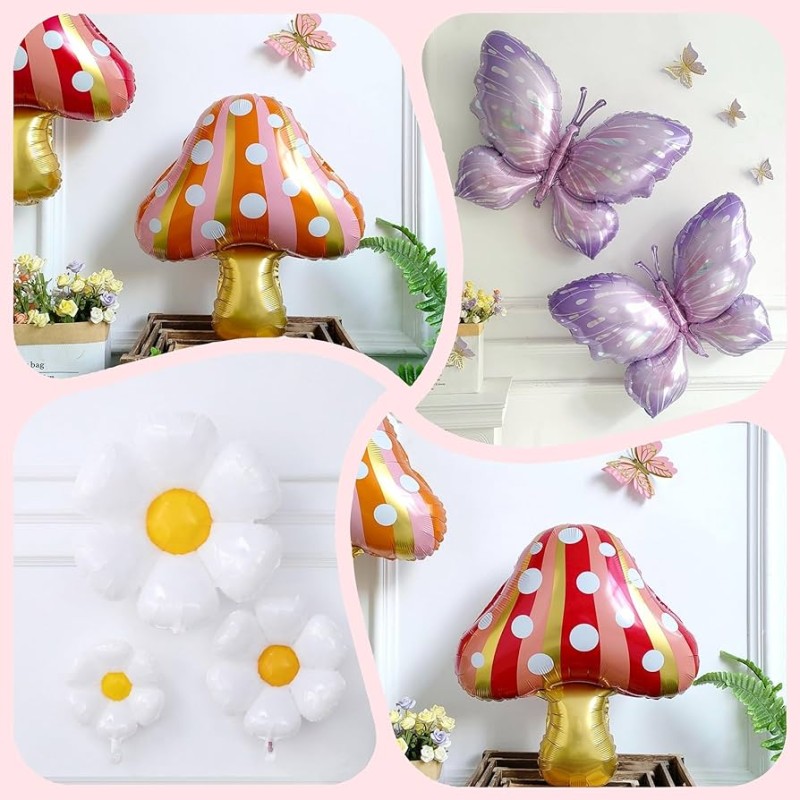 Balon foliowy grzyb muchomor 53x70 cm